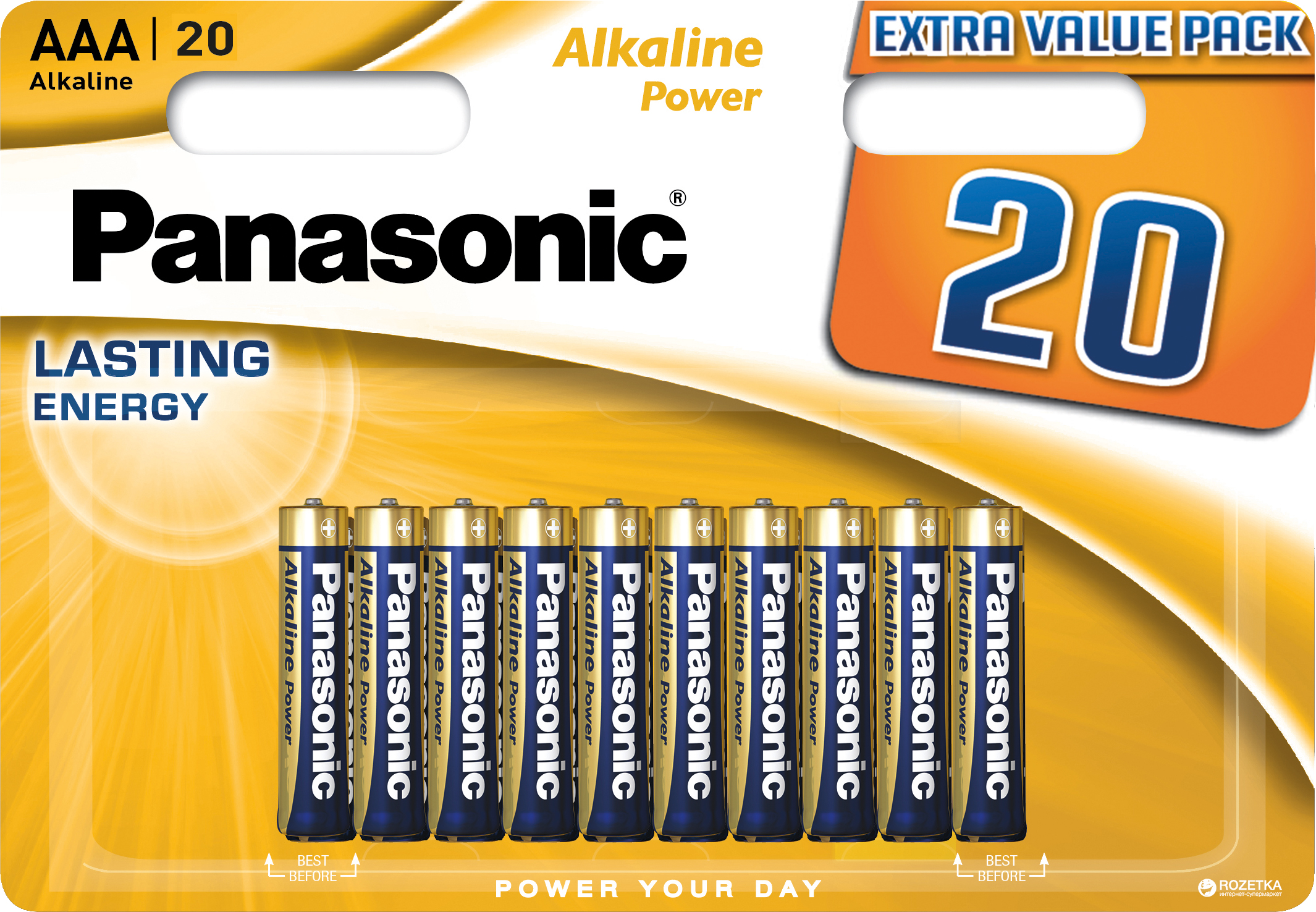 Акція на Батарейки Panasonic Alkaline Power щелочные AAA блистер, 20 шт (LR03REB/20BW) від Rozetka UA