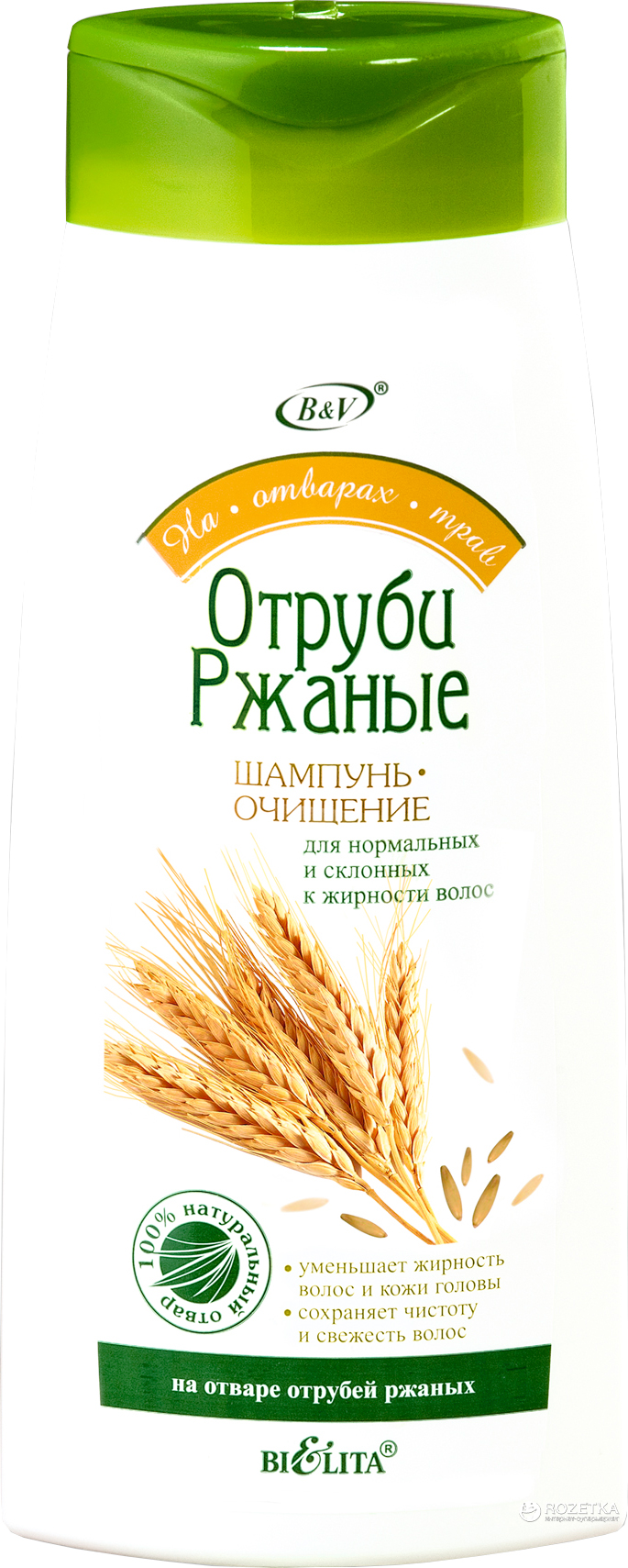 Шампунь-уход Bielita Отруби ржаные 480 мл (4810151014735) – в интернет ...
