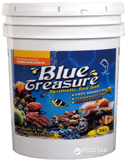 

Соль Blue Treasure Reef Sea Salt для LPS кораллов 20 кг