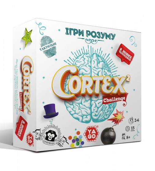 

Настольная игра - CORTEX 2 CHALLENGE (90 карточек, 24 фишки)