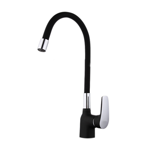 

Смеситель для кухни Frap F4453-04 с гибким изливом черный