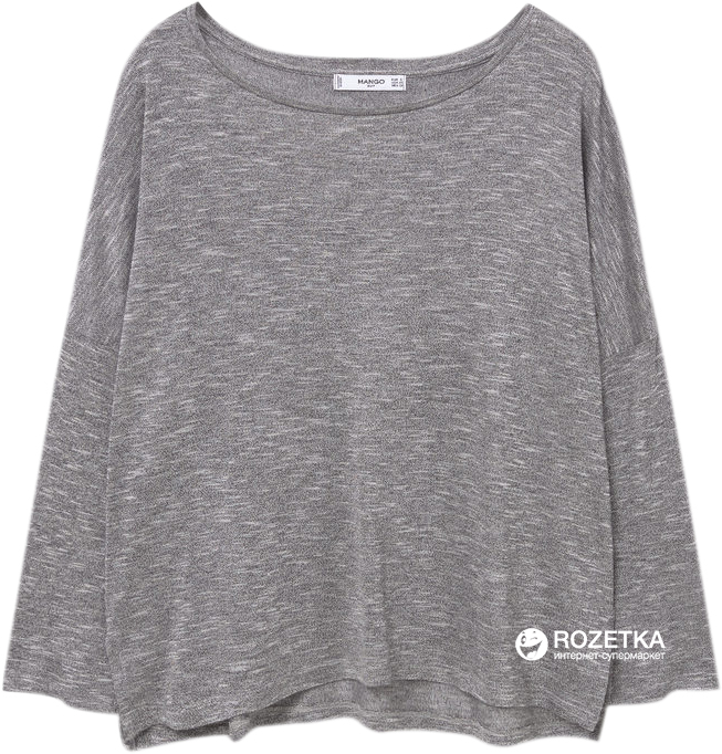 

Лонгслив Mango 71700282 M Серый