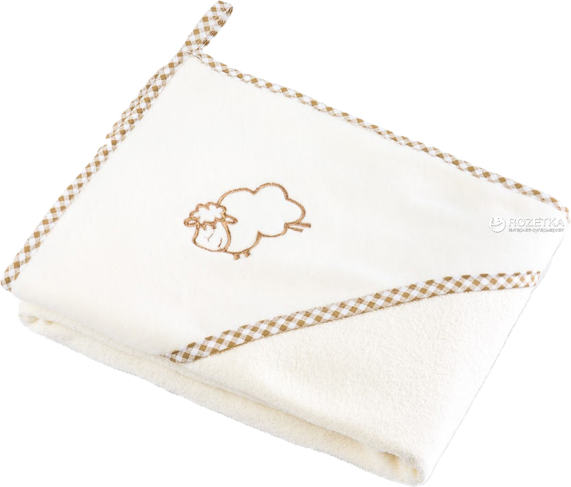 

Махровое полотенце Sensillo Sheep 80х80 Beige