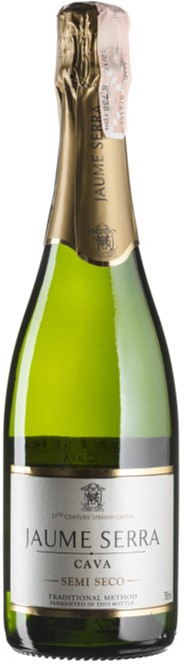 Акция на Вино игристое Cava Jaume Serra Semi-Seco белое полусухое 0.75 л 11.5% (8411277205678) от Rozetka UA