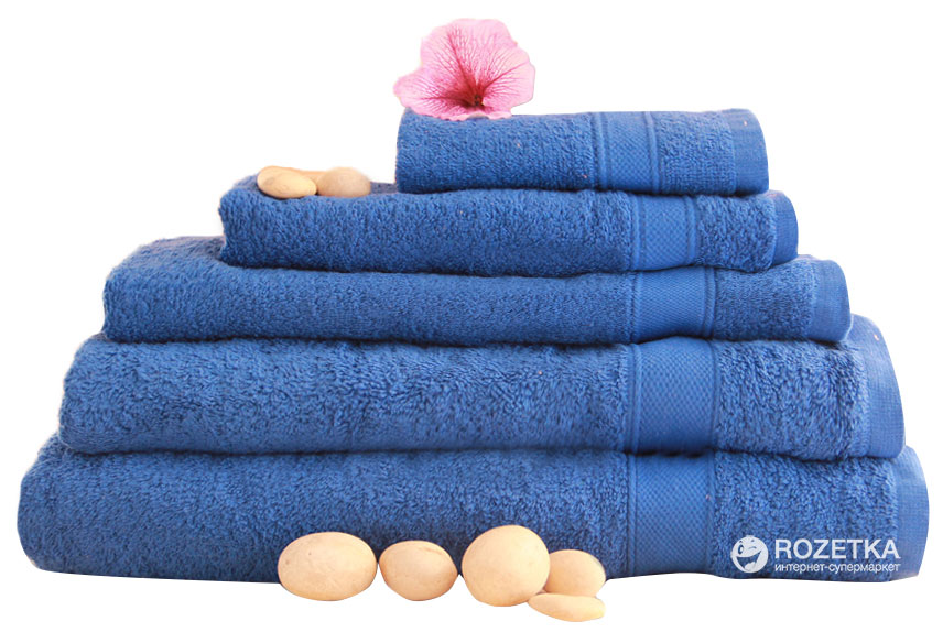 

Махровое полотенце Novita 100х150 Синее (100х150 Royal Blue)