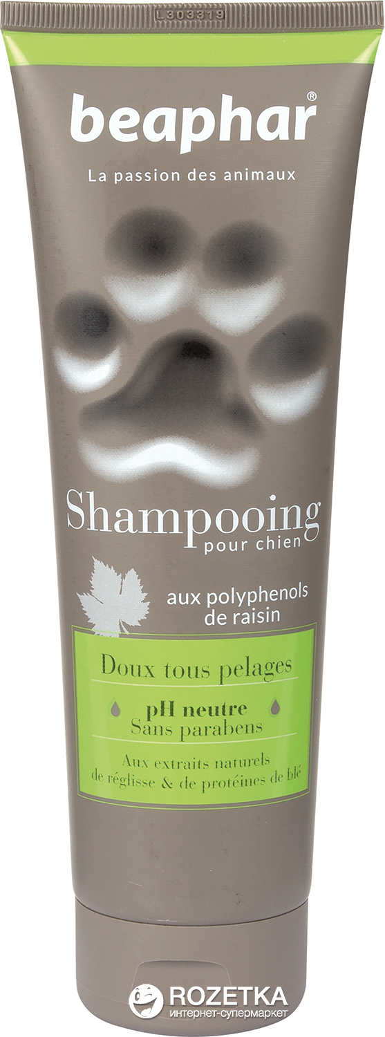 

Шампунь Beaphar Shampooing Doux tous pelages для всех видов шерсти собак 250 мл