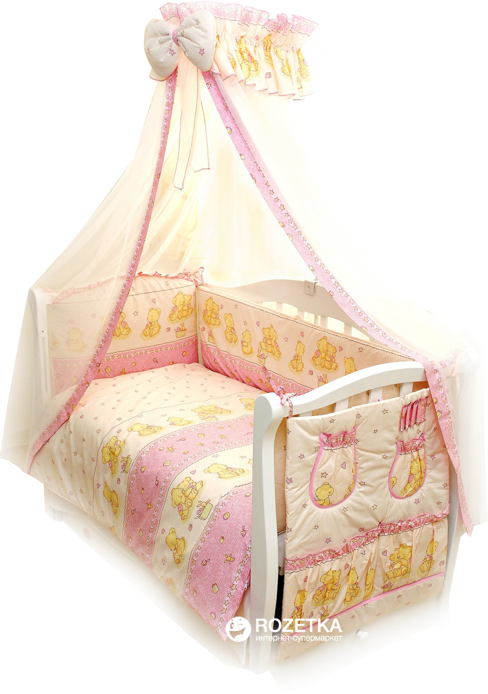 

Комплект постельного белья Twins Comfort С-016 Мишки со звездами 60х120