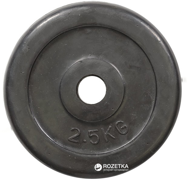 

Диск обрезиненный HSF 2.5 кг Черный (R-2,5)