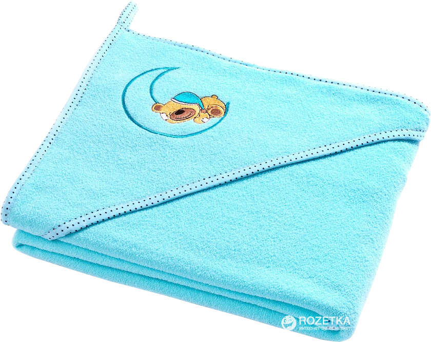

Махровое полотенце Sensillo Медвежонок 100х100 Aqua (SILLO-4164)