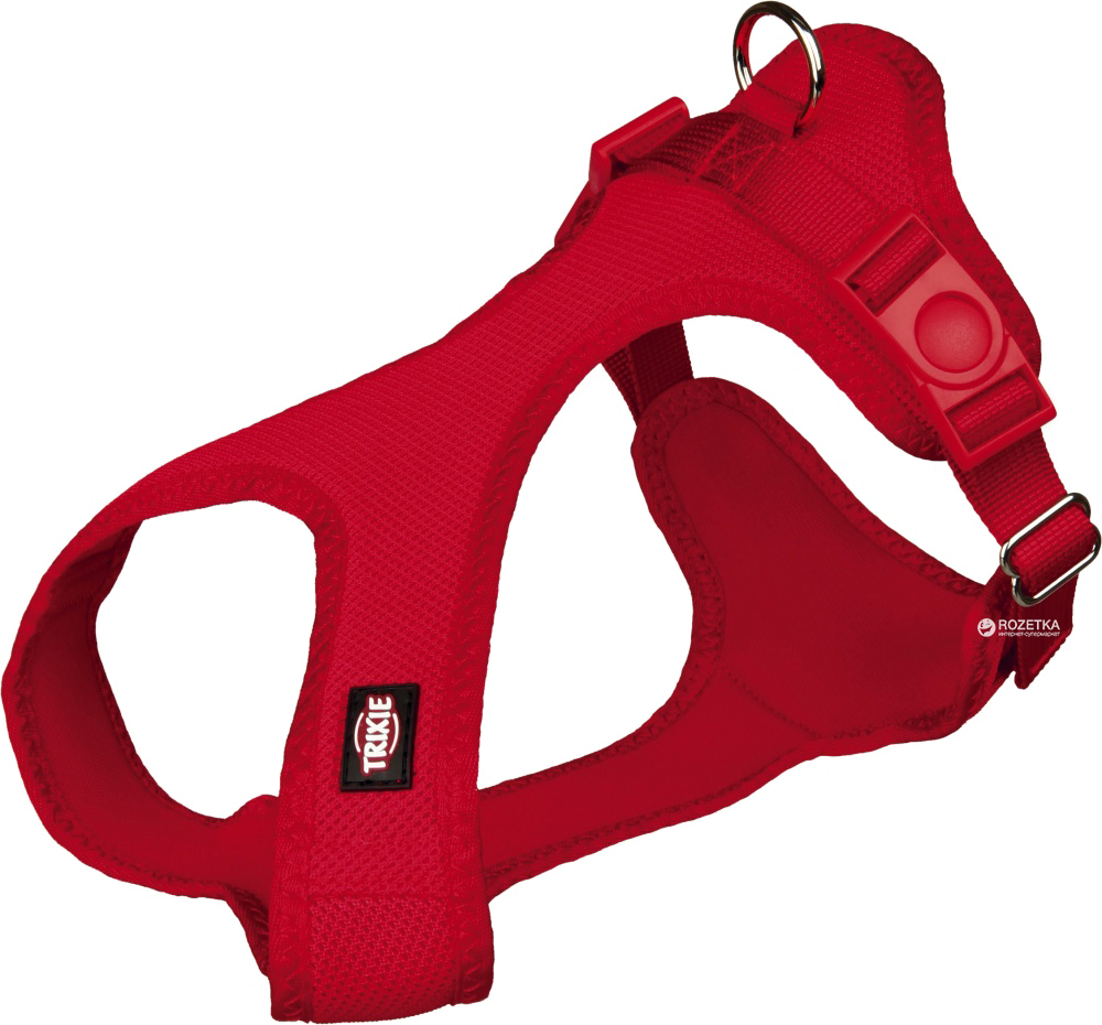 

Шлея Trixie 16243 Soft мягкая XXS-XS 25-35 см 15 мм Красная
