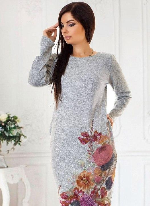 

Платье G&M k-36547 44-46 Размер цвет серый