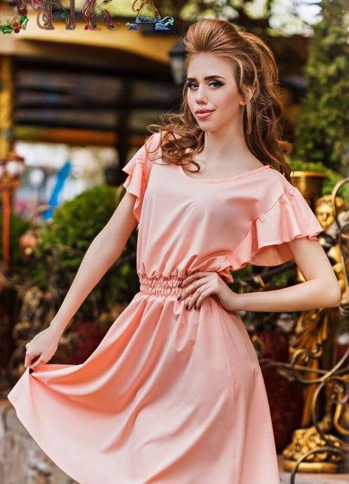 

Платье G&M k-26774 44 Размер цвет персиковый