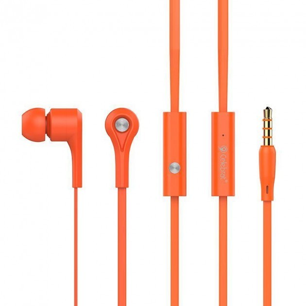 

Наушники с микрофоном Celebrat Heavy Bass D3 Orange
