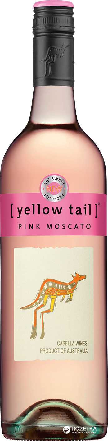 Акция на Вино Yellow Tail Pink Moscato розовое полусладкое 0.75 л 7.5% (9322214011414) от Rozetka UA