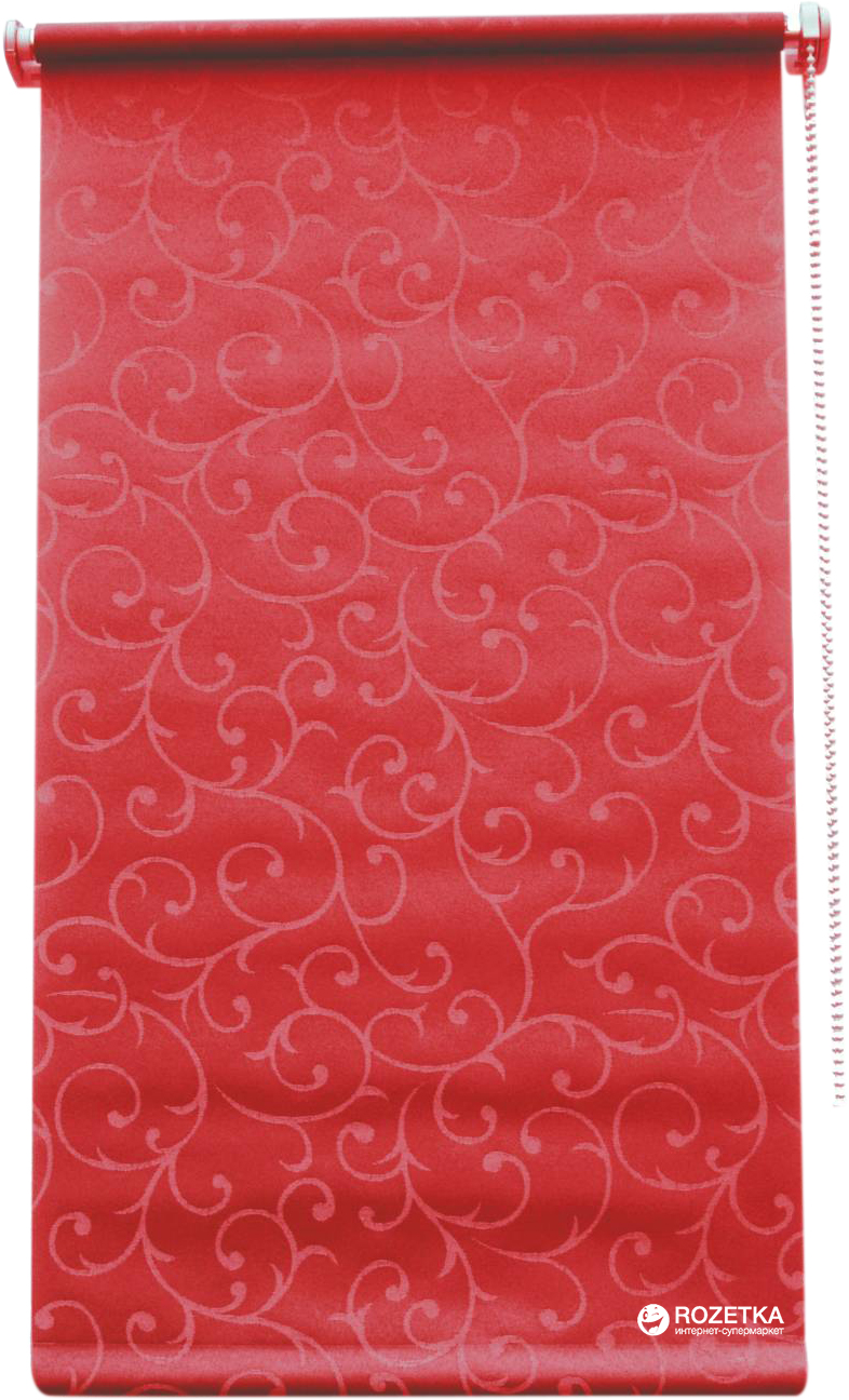 

Ролета тканевая Магия Amelia 60x160 см Красная