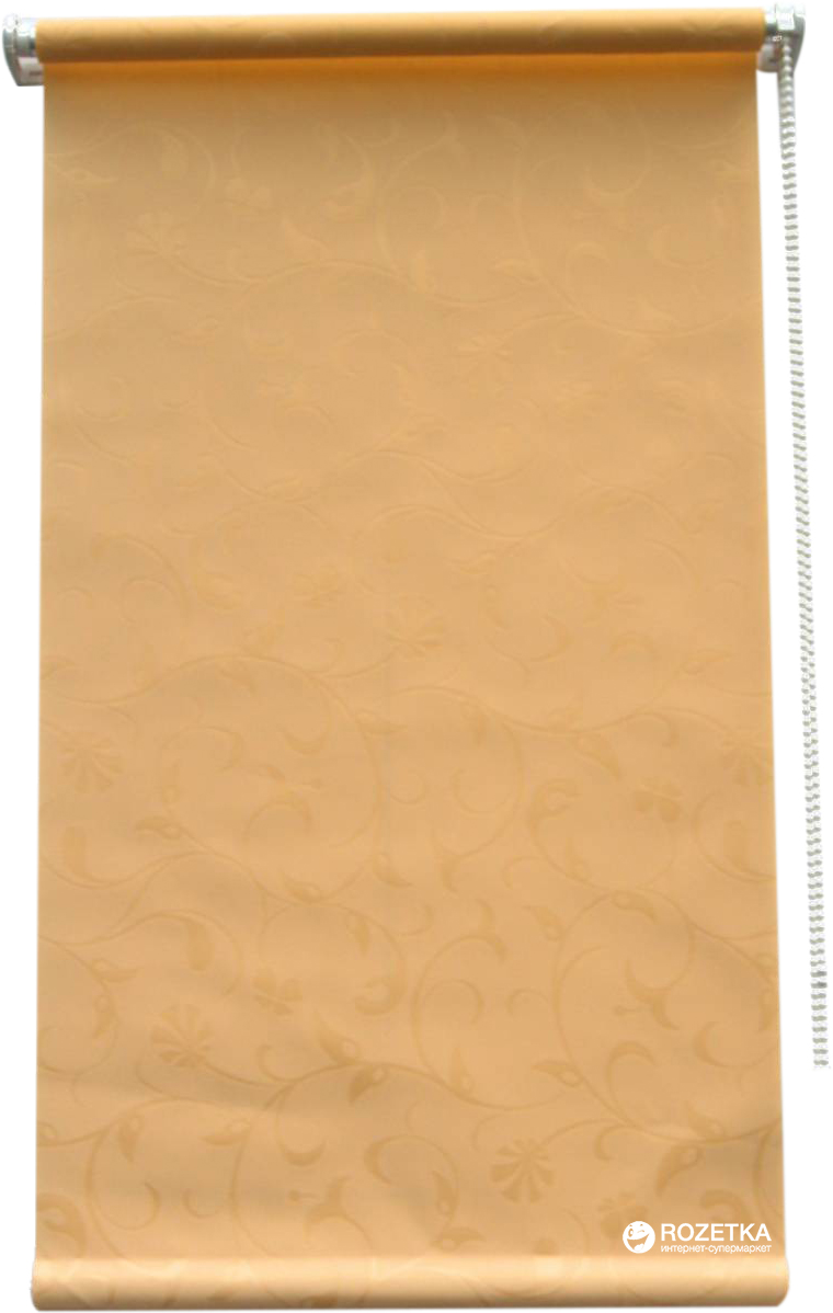 

Ролета тканевая Магия Clover 95x160 см Персиковая