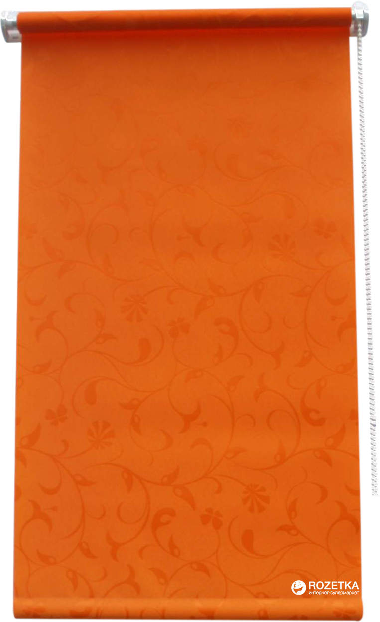 

Ролета тканевая Магия Clover 110x160 см Оранжевая