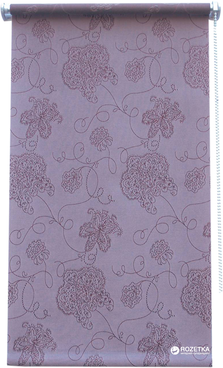 

Ролета тканевая Магия Magnolia 67x160 см Сирень