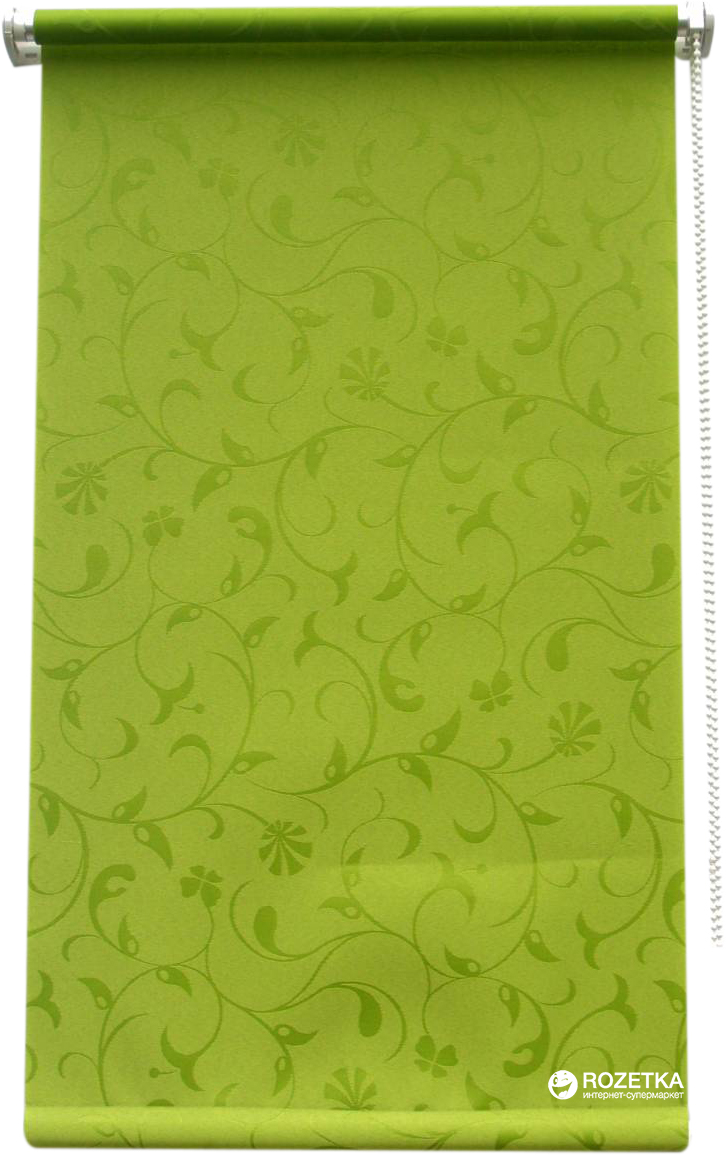 

Ролета тканевая Магия Clover 53x160 см Лайм