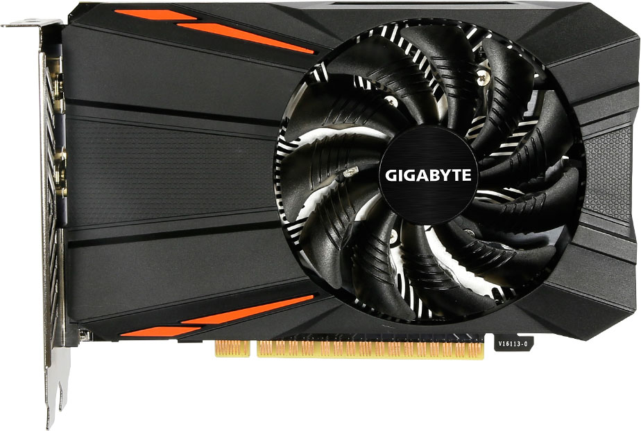 

Gigabyte PCI-Ex GeForce GTX 1050 TI D5 4GB GDDR5 (128bit) (1290/7008) (DVI, HDMI, DisplayPort) (GV-N105TD5-4GD)