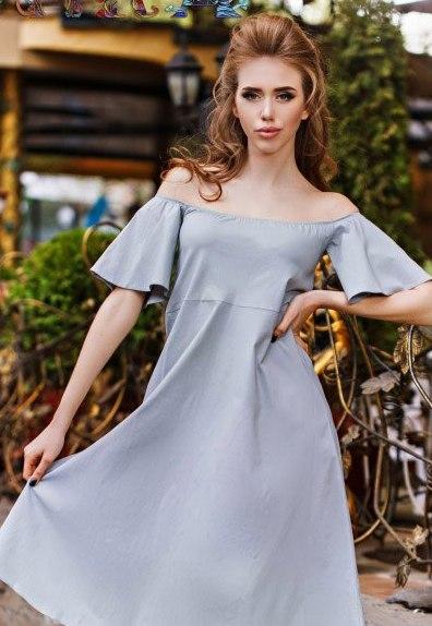 

Платье G&M k-26771 46 Размер цвет серый