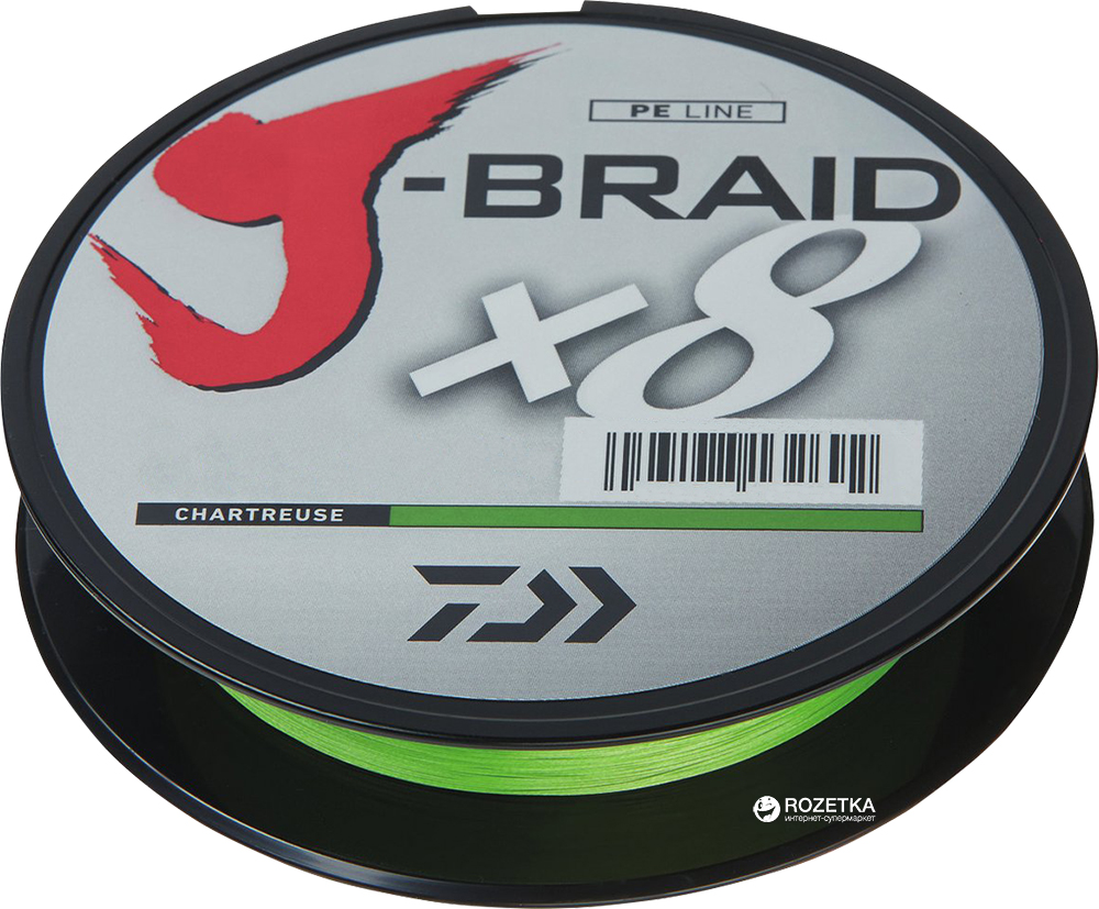 

Шнур Daiwa J-Braid X8 26.5 кг 0.28 мм - 150 м Chartreuse (12750-028)