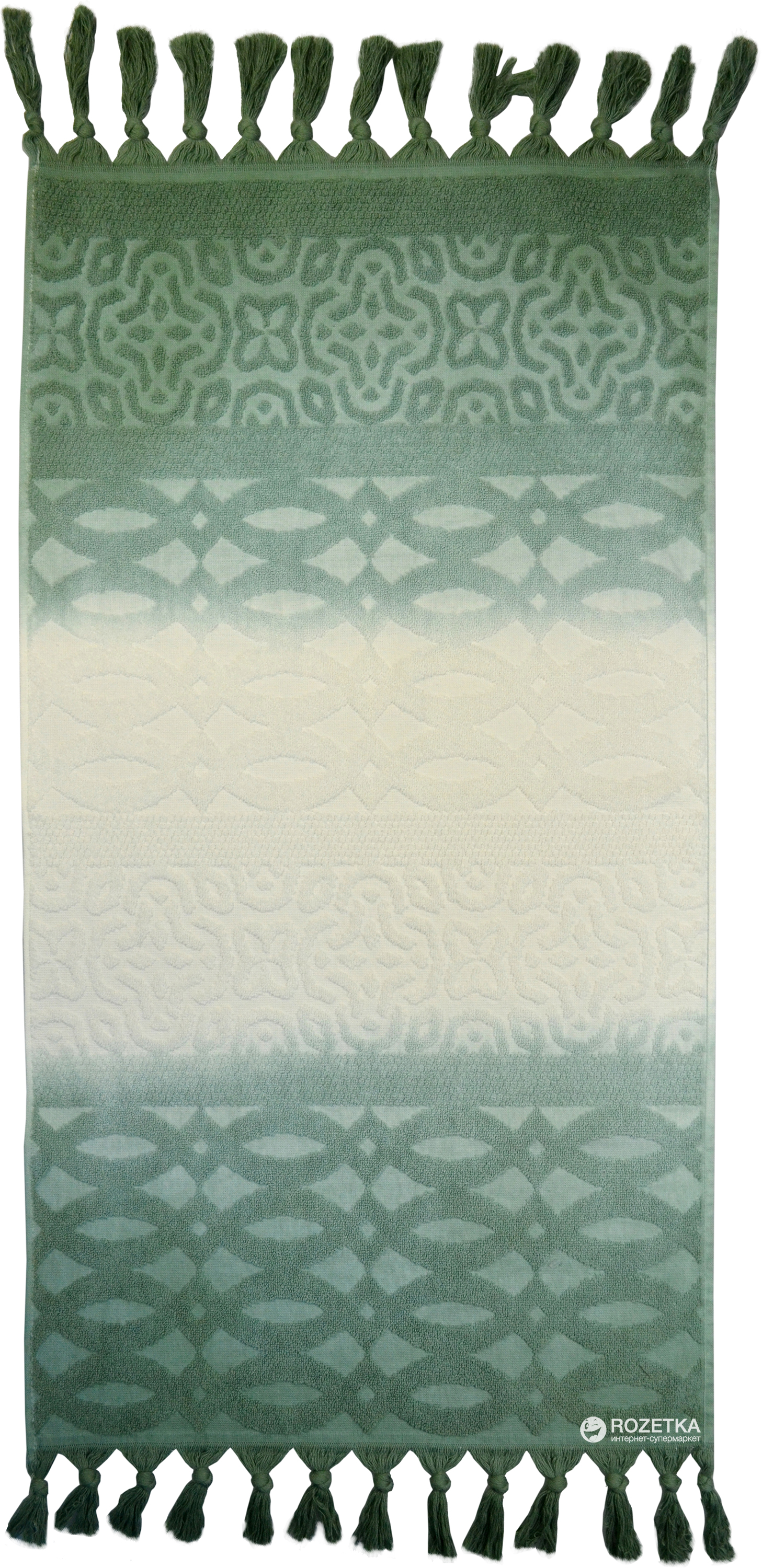 

Махровое полотенце Home Line Ocean 126254 50х85 Зеленое
