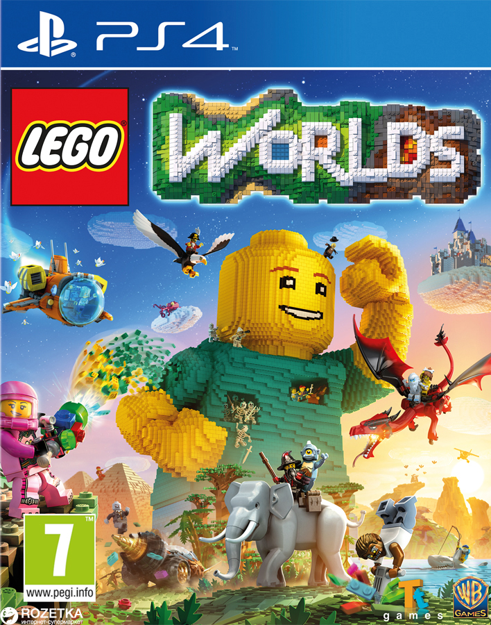 Акция на Игра LEGO Worlds для PS4 (Blu-ray диск, Russian version) от Rozetka UA