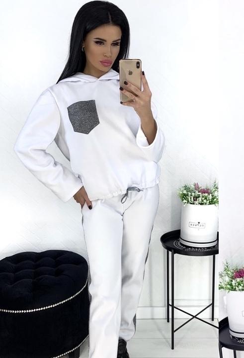 

Спортивный костюм G&M k-59499 42-44 Размер цвет белый