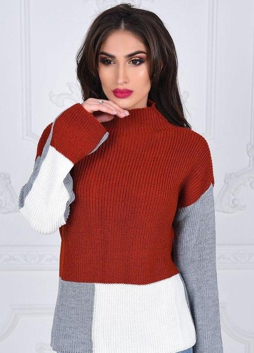 

Свитер G&M k-34229 универсальный 42-46 Размер цвет коралловый