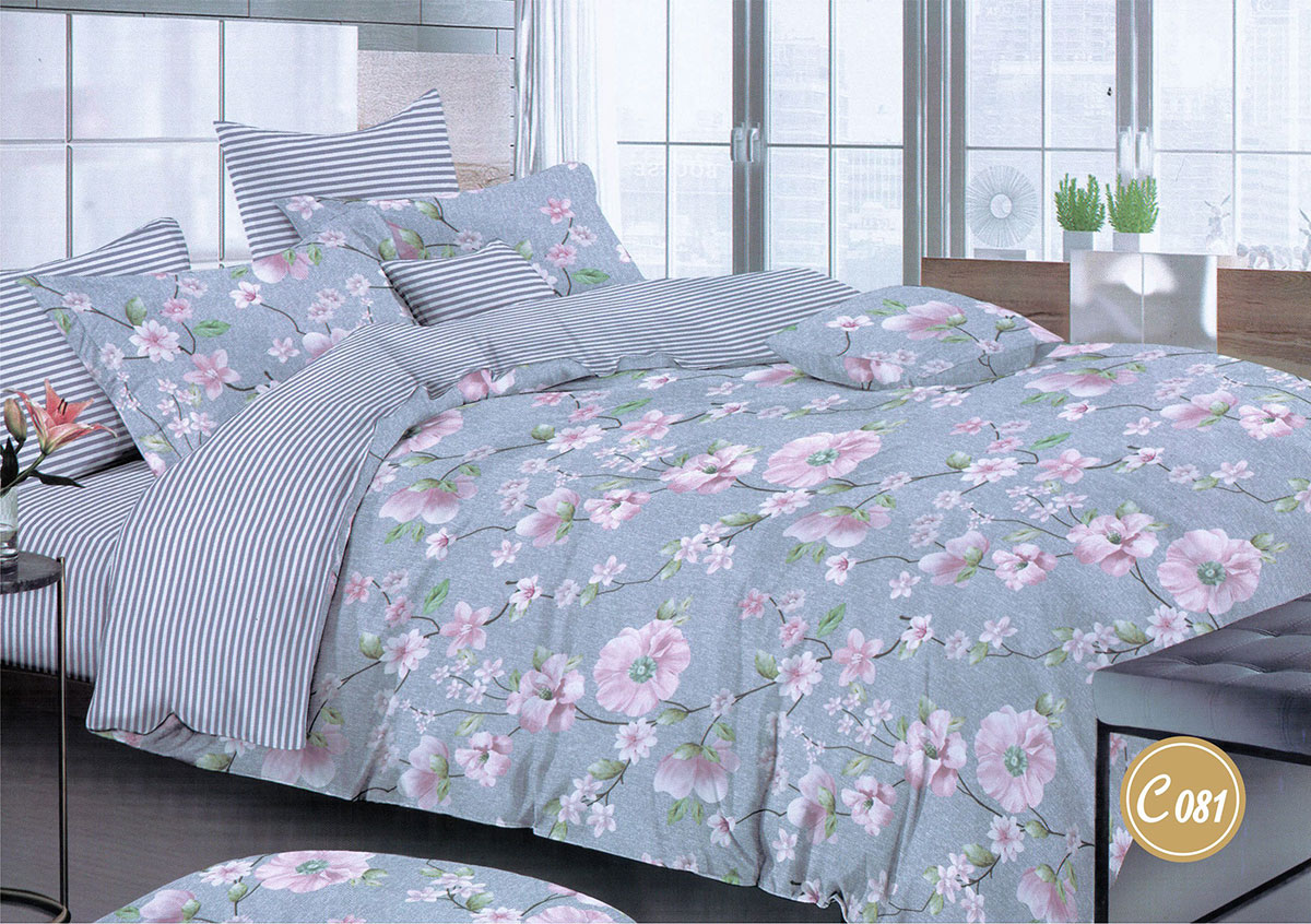 

Постельное белье Сатин С 081 Leleka-Textile полуторный КПБ сатин С081 (1234/2357)