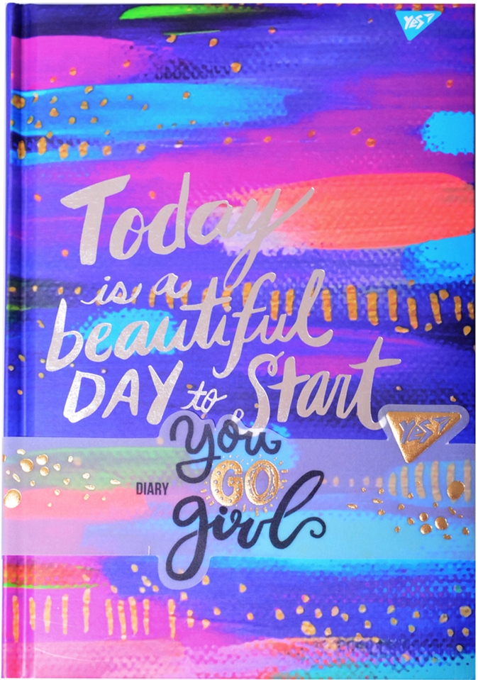 

Блокнот-мотиватор YES Today серии You Go Girl 140 х 210 мм 304 страницы (151576)
