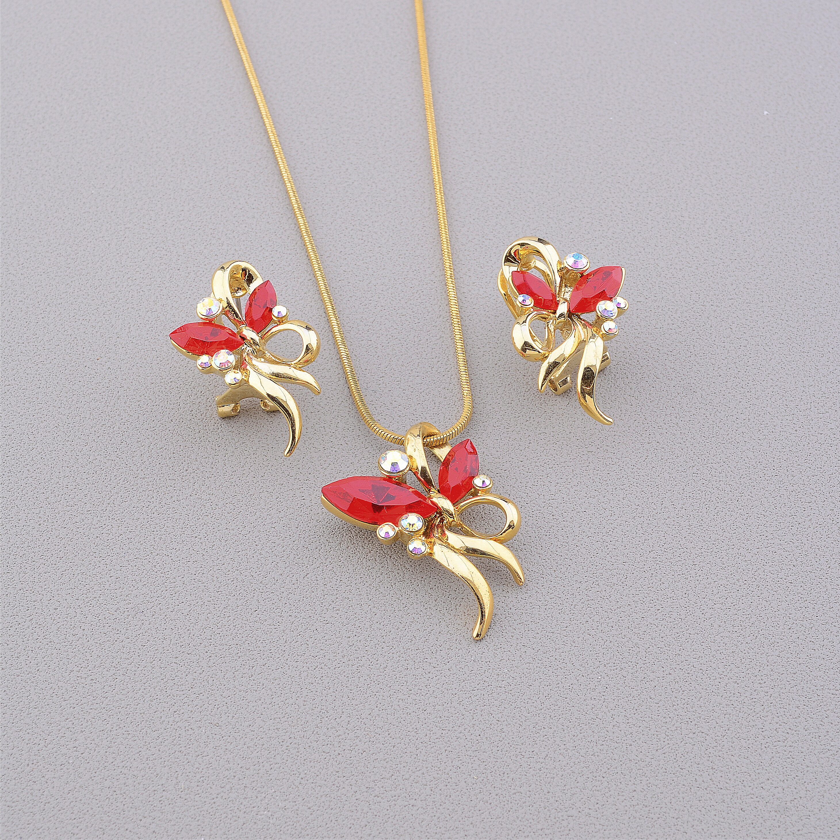

Подвеска+Серьги 'Abella' Сrystal 42 см. 094165