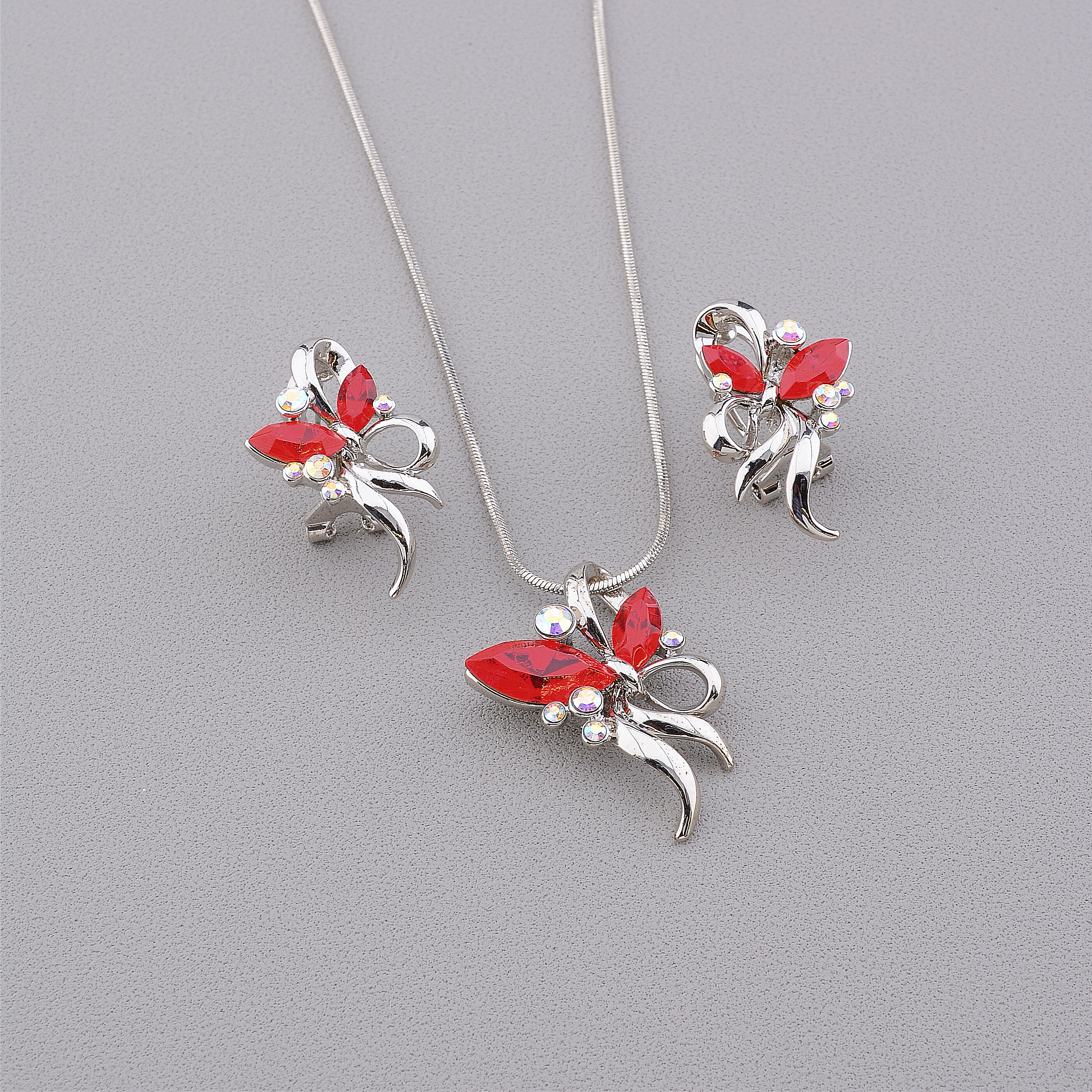 

Подвеска+Серьги 'Abella' Сrystal 42 см. 094145