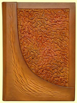 

Ежедневник А5, кожа, Коралл