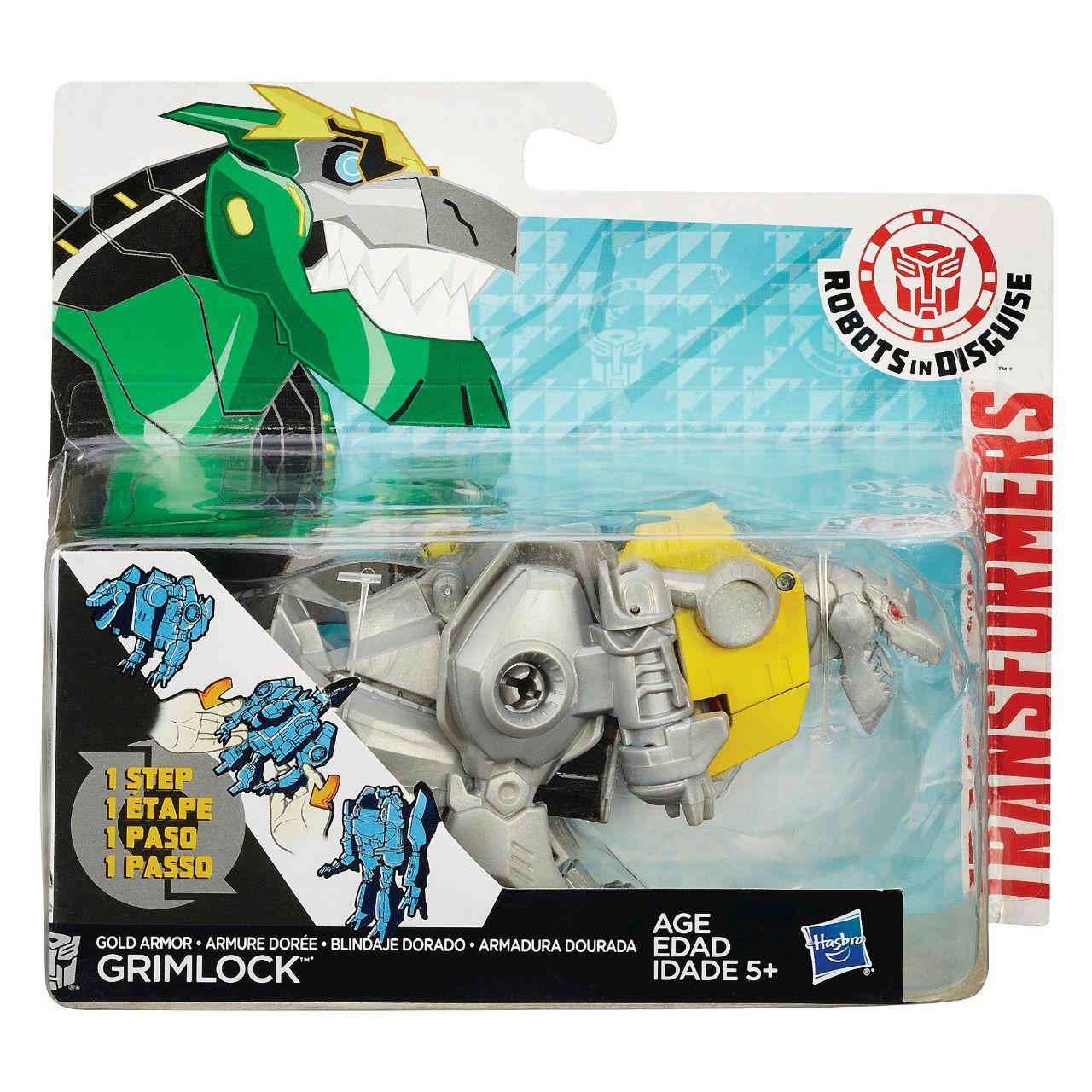 

Гримлок в золотой броне. Роботы под прикрытием - Gold armor Grimlock, Rid, 1-Step, Hasbro - 143125