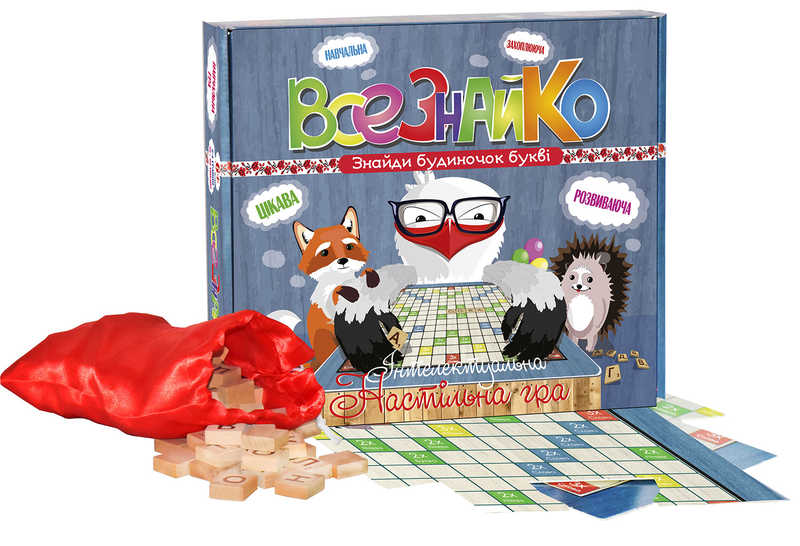 

Настольная игра Всезнайка укр Strateg (802) (49204)