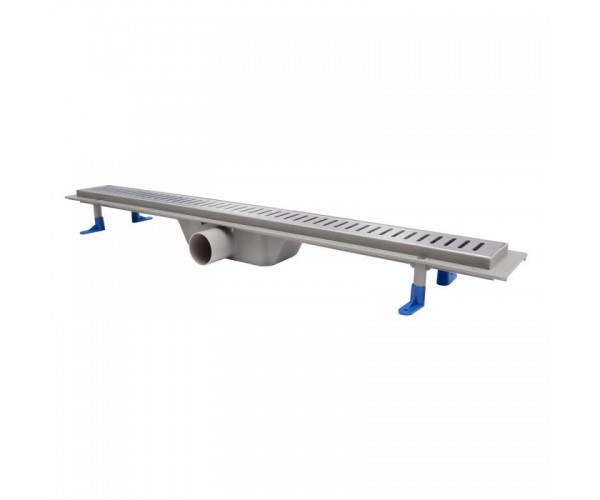 

Трап линейный Q-tap Dry FA304-800 с нержавеющей решеткой 800х73