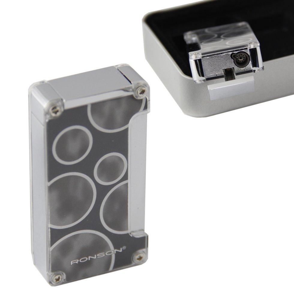 

Ветрозащитная зажигалка Ronson (Black) Window Arty Jet Flame ZR130101