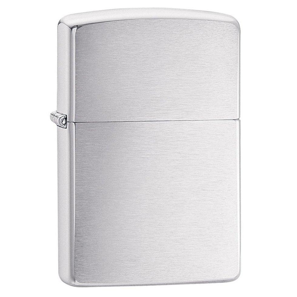 

Зажигалка бензиновая Zippo 200 Brushed Chrome (Матовый хром).