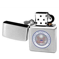 

Бензиновая зажигалка Zippo 24347 U.S. SEAL (Печать США).