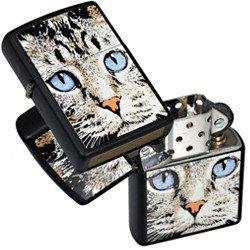 

Бензиновая зажигалка Zippo 28040 Blue Eyed Cat (Голубоглазый кот).