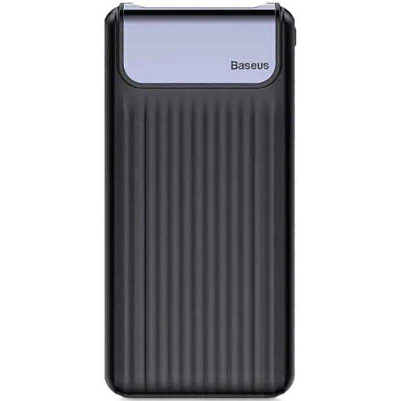 

Портативное зарядное устройство Baseus Thin QC3.0 M+T Daul input Digital display Power bank 10000mAh Black (PPYZ-C01). /. 00000077425