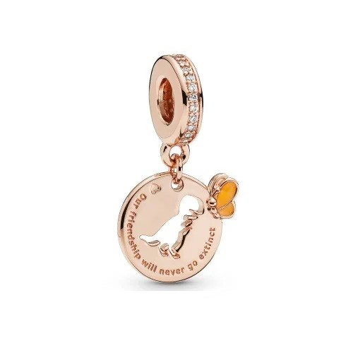 

Серебряный Шарм-Подвеска Пандора Rose Бабочка и Динозавр #788180CZ