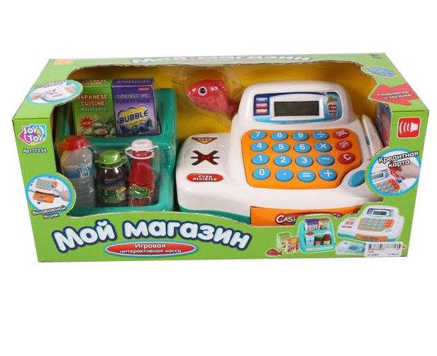 

Игрушечный кассовый аппарат 7254