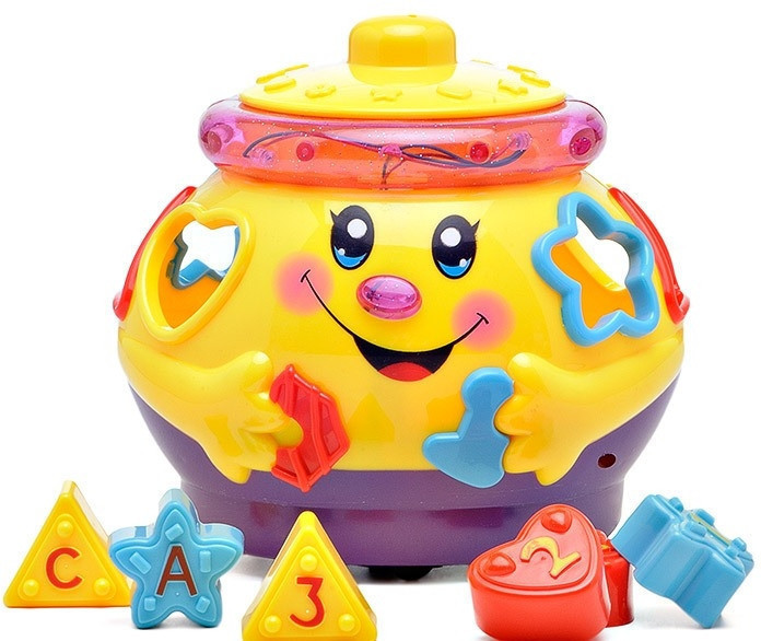 

Музыкальный сортер Котелок-Колобок на украинском языке Joy Toy 0915 UA-2 Желтый (int_Limo Toy 0915 UA-2)