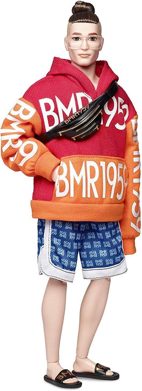 

Кукла Кен Barbie Ken BMR 1959 Fully Poseable Fashion Doll with Bun, Bold Logo