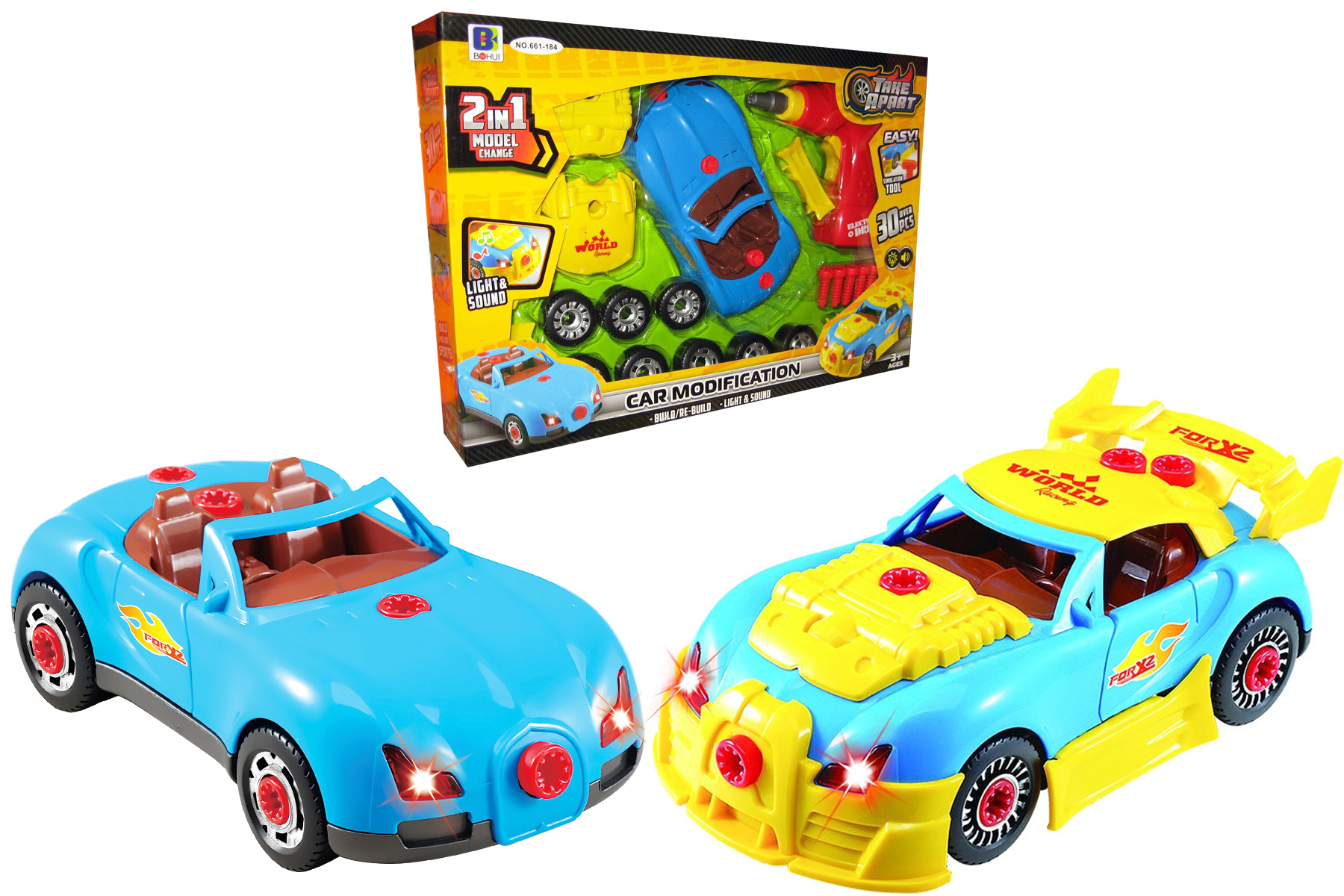 

Автоконструктор "Racing Car" 2-в-1 (30 деталей) - 1100122405