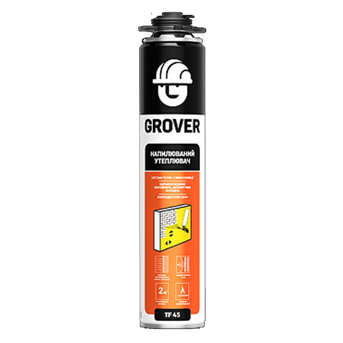 

Напыляемый полиуретановый утеплитель Grover ТF 45 890мл