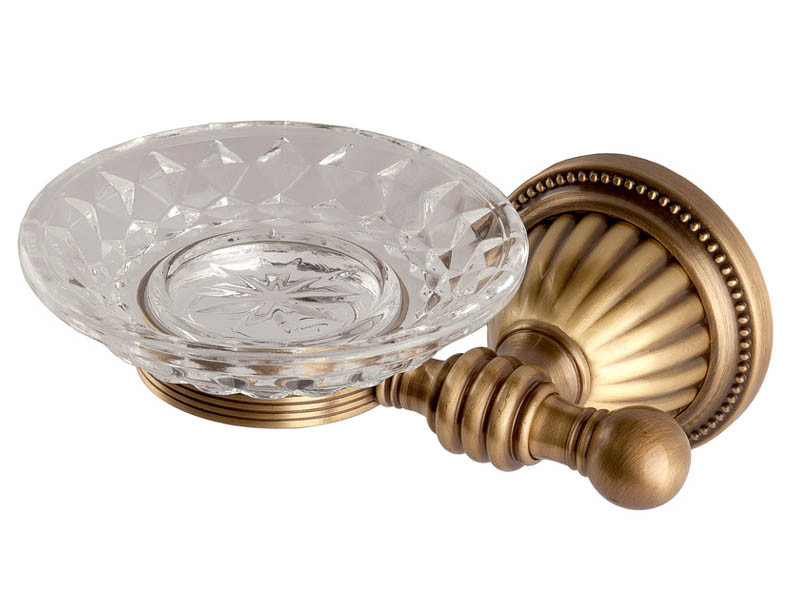 

Мыльница KUGU Hestia antique 907A (латунь, бронза, стекло)